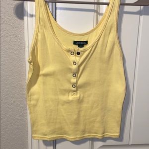 cropped yellow tank